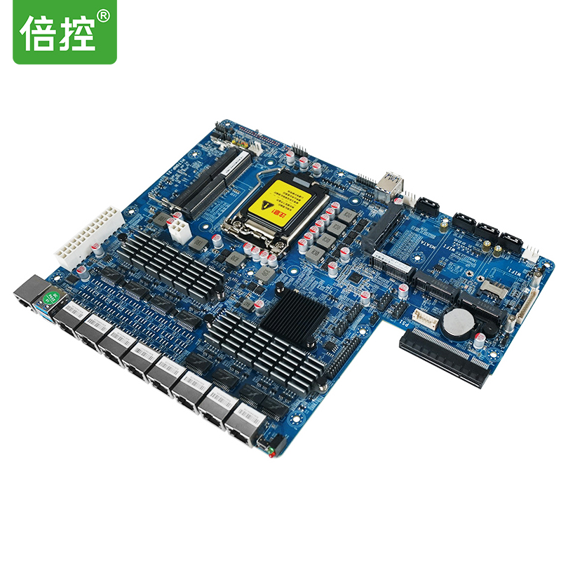 倍控C236開發板8網卡 H170NP(C236)-21軟路由主板愛快ROS多網卡i211/i226網卡