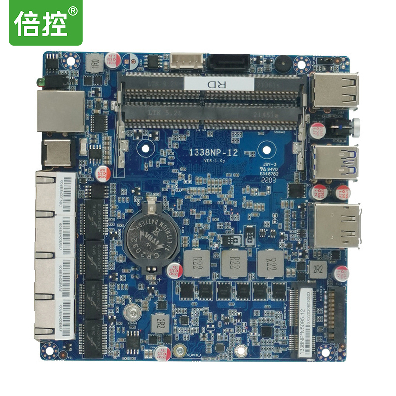 倍控N5105軟路由開發板 BKHD-1338NP-12主板 GF-1338NP-12多網卡nuc主板