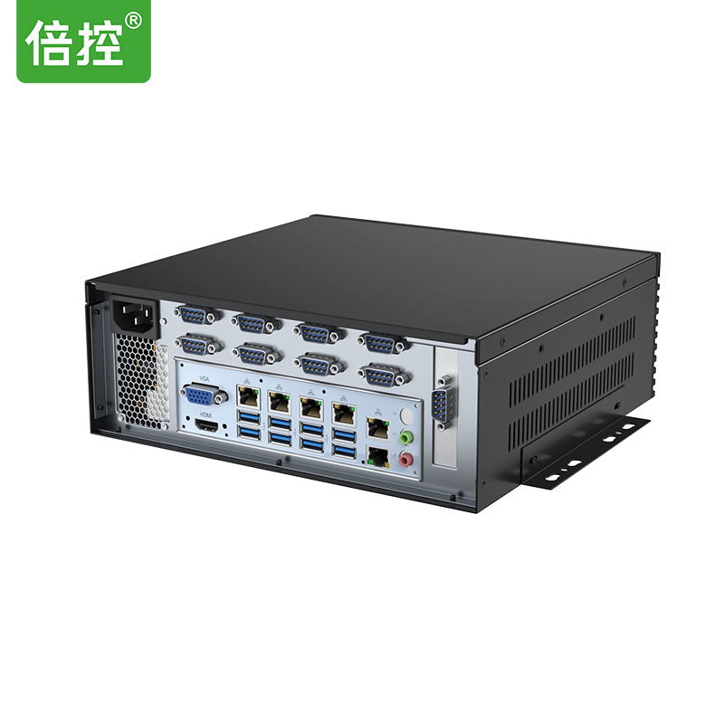 壁掛式多網卡多串口工控機自動化控制RS485倍控B365-2U-6LAN-8COM-C
