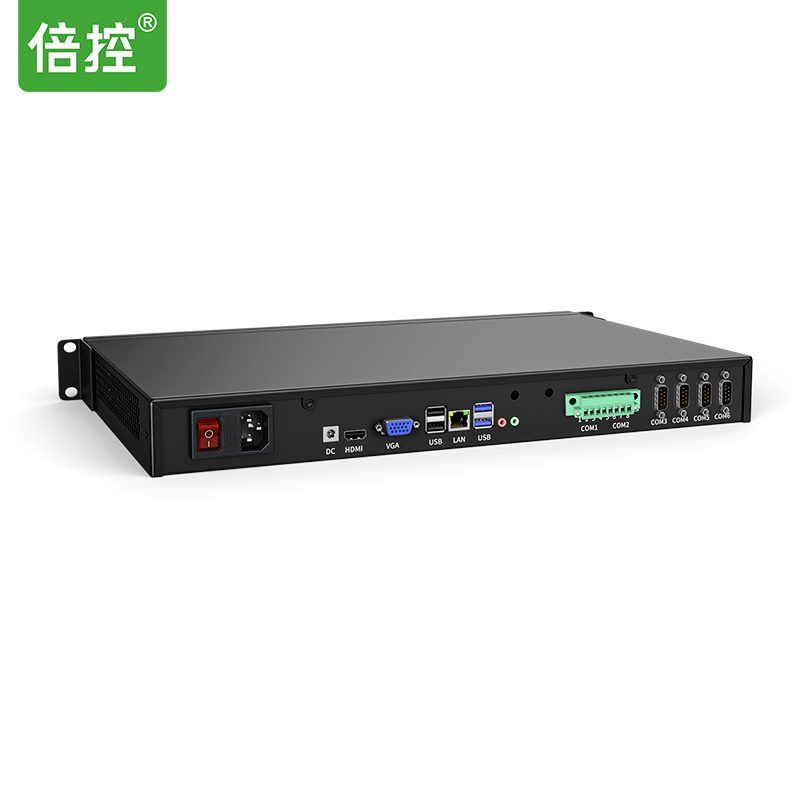 倍控ITX-1U-485-OEM 1U機架式服務器RS232/RS485多串口工控電腦主機