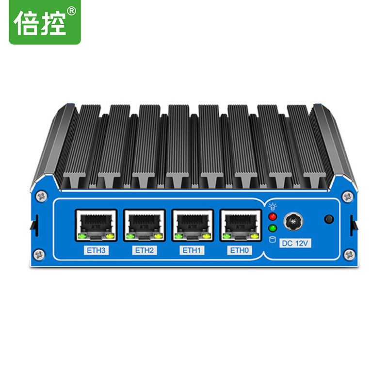 倍控G48-J4125-4LAN四核工控主機可選I211網卡I210網卡I225B3網卡