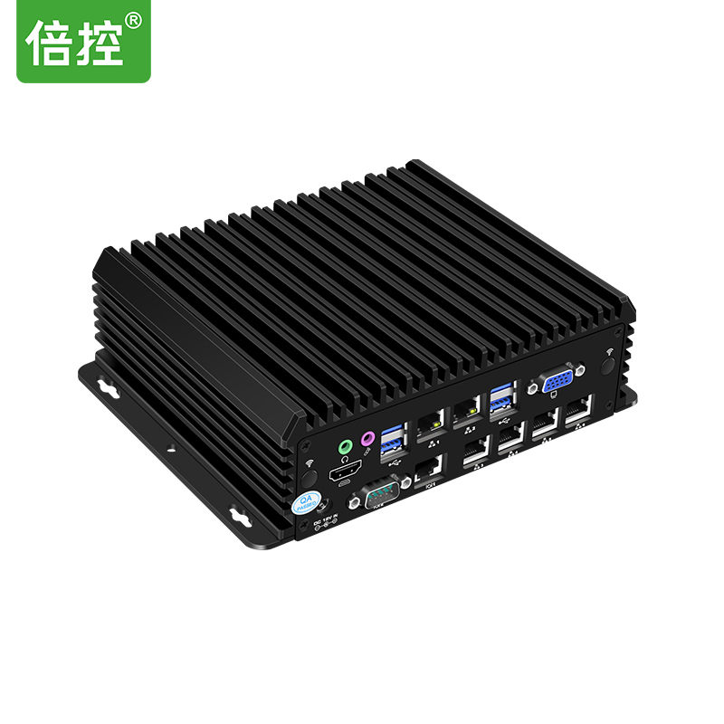 倍控壁掛式嵌入式多網卡工控機多串口迷你電腦