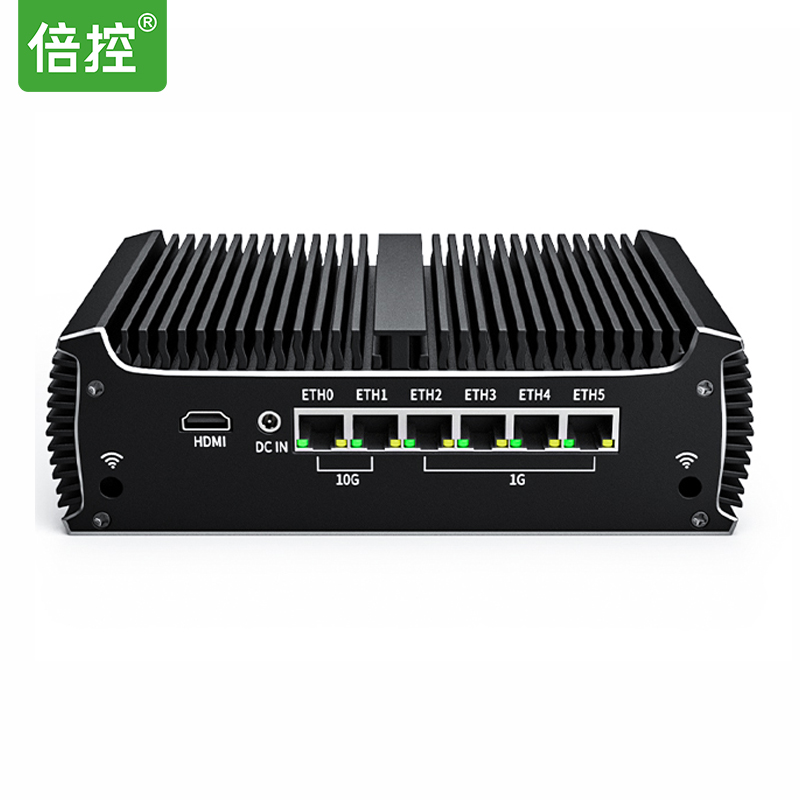倍控G25B-萬兆ROS軟路由多網卡工控機