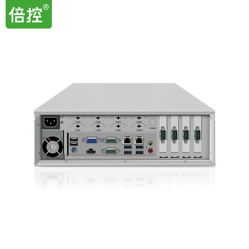 壁掛式工控機電腦視覺檢測工業相機I3I5I7主機POE供電多串口RS232
