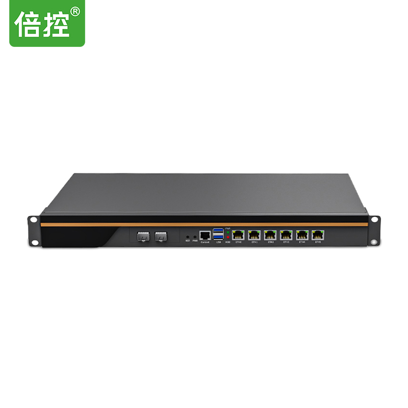 倍控B660軟路由芯片12代1U工控機電腦BKHD-B660-6LAN維盟派網ROS愛快5G物聯網