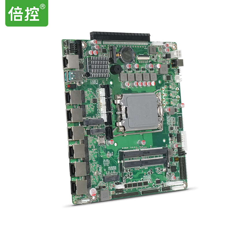 BKHD-B660-6LAN倍控B660六網卡12代工控主板POE電腦網卡intel芯片2.5G X86軟路由4G模塊5G模塊多串口嵌入式板