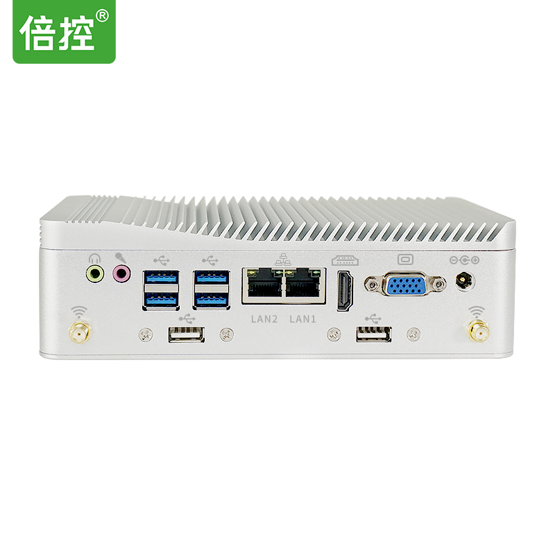 倍控 I3-6157U嵌入式迷你工控機 酷睿低功耗迷你微型工控主機耐高低溫工業電腦