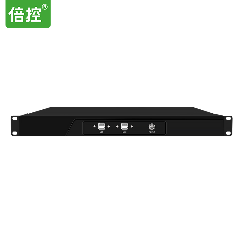 倍控 9代12代H610芯片1U工控機酷睿i3i5i7四核機房動環監控電腦ETC服務器多串口機器機房上架式機架式多串口
