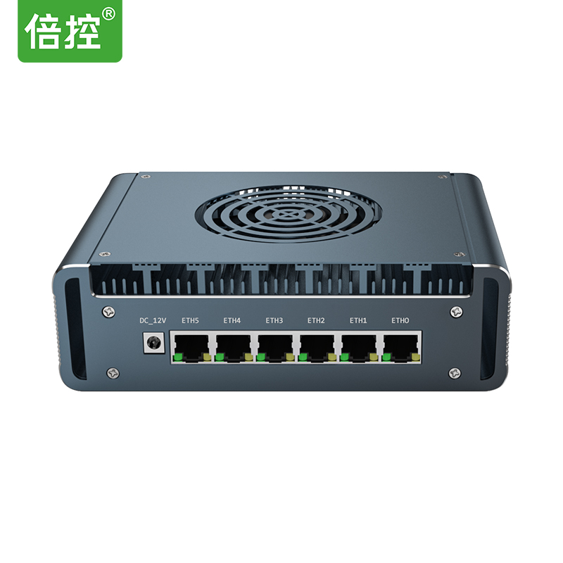 倍控BKHD-1264NP-12 1744NP-12 N100 8505 I7-1265U六網卡軟路由工控機愛快ROS維盟12代
