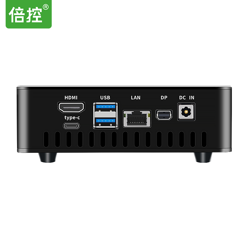 倍控酷睿I5-8259U迷你工控機 低功耗迷你微型主機耐高低溫電腦 微型PCwindows10 typec顯示minidp linux