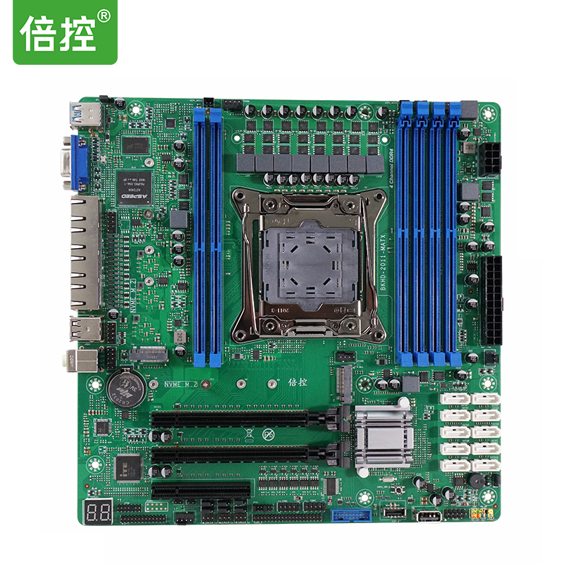 倍控C612工控機nas軟路由主板 E5-V3V4 Intel2.5G 10sata