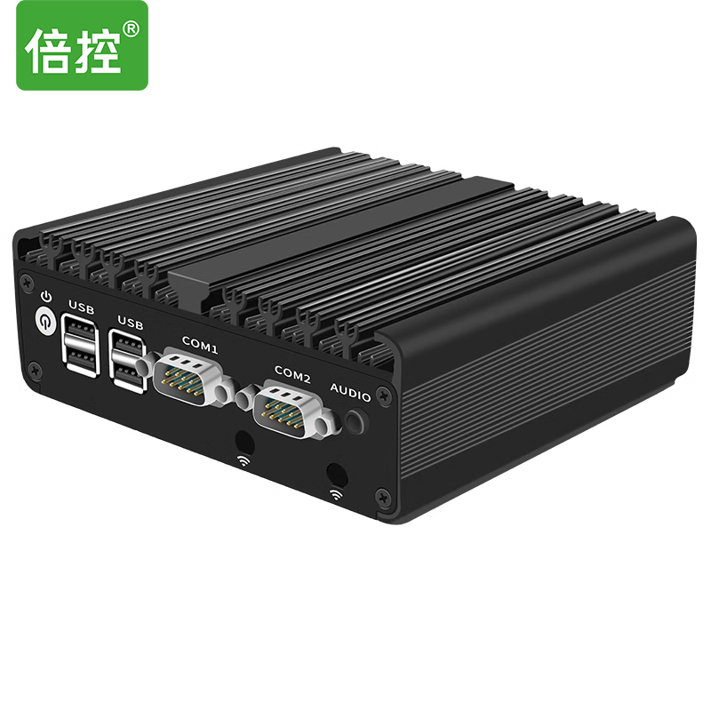 倍控H30雙網卡雙串口RS485工控機J6412四核I3I5I7處理器J4125四核電腦主機J6412