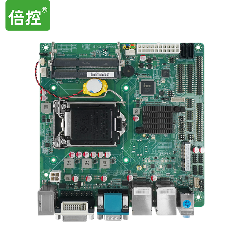 倍控工控主板H81工業(yè)電腦主板4代1150迷你ITX雙網12串口B85/C226